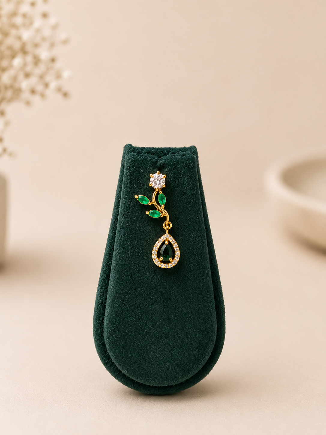 Dark green designer set