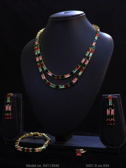 Made in India | Cz Necklace Set