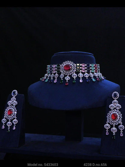 Artificial Diamond Cz Jewelry Set