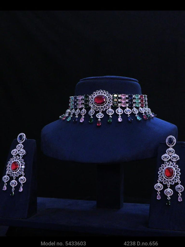 Artificial Diamond Cz Jewelry Set