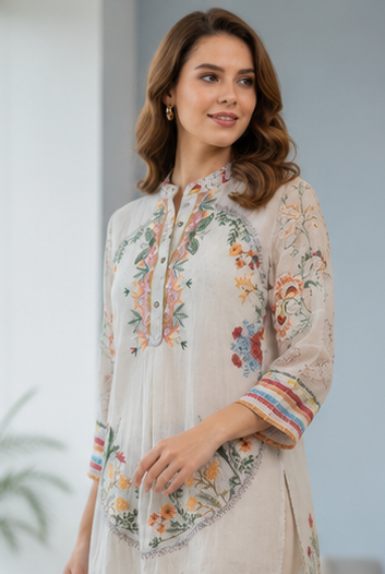 Beautiful embroidery top