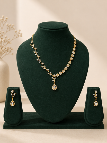 Gold designer Necklace set