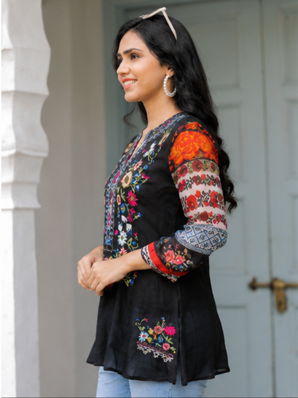 Embroidery beautiful top